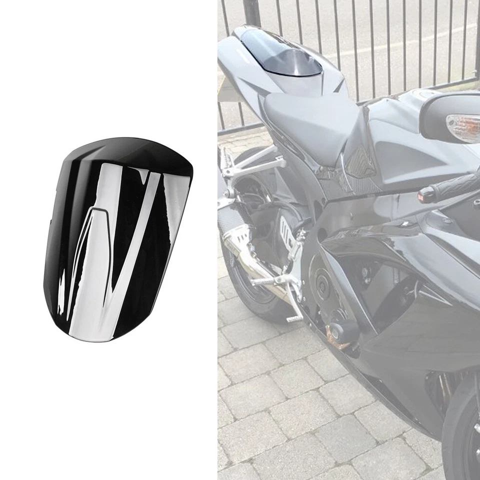 Cubierta trasera asiento trasero negro brillante para Suzuki GSXR600 GSXR750 2008 2009 2010 Foto 3 de 4
