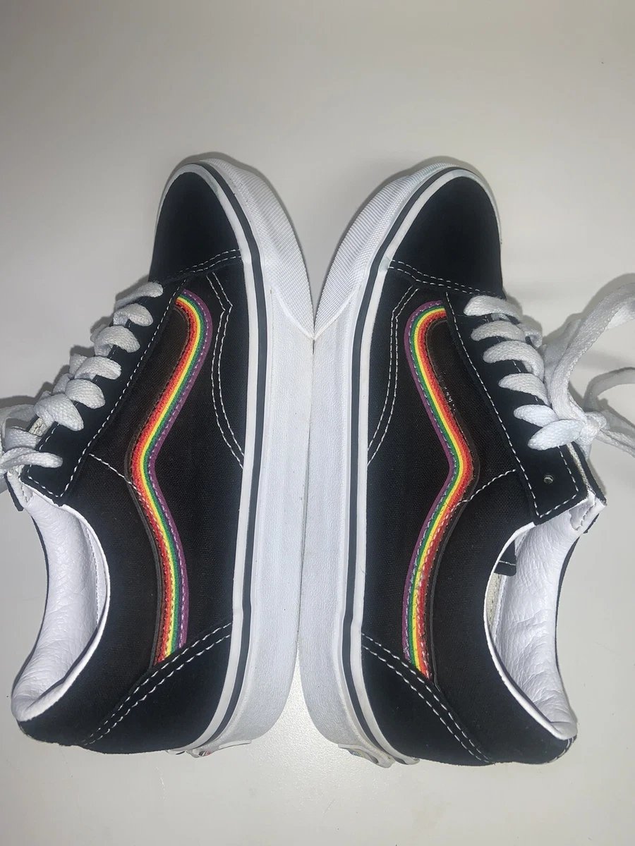 Rainbow vans size best sale 4.5