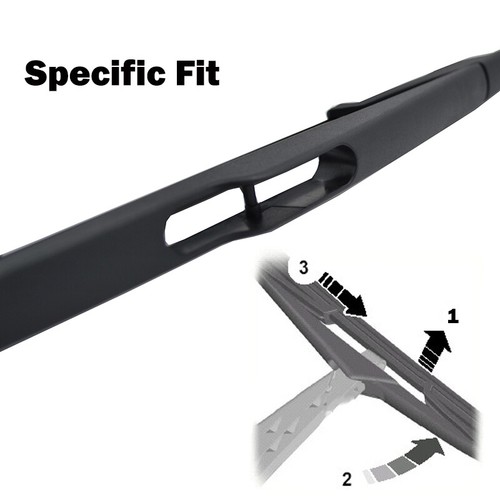 For Peugeot 208 Hatchback 2012->2018 Wiper Blade Complete Set X3 Front & Rear - Picture 4 of 6