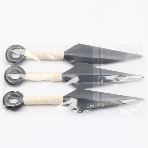 Naruto Kunai Itachi Uchiha 3 PIEZAS Ninja Arma Lanzable Cosplay Cuchillo Accesorios Juguete✲ - Imagen 2 de 10
