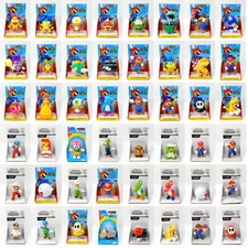 JAKKS World Of Nintendo Super Mario Bros Sega Sonic 2.5" Figures - YOU CHOOSE