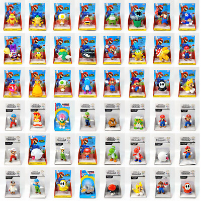 JAKKS World Of Nintendo Super Mario Bros Sega Sonic 2.5'' Figures - YOU CHOOSE