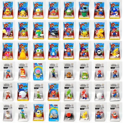 JAKKS World Of Nintendo Super Mario Bros Sega Sonic 2.5" Figures - YOU CHOOSE