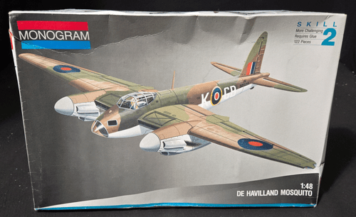 Monogram Model De Havilland Mosquito WWII Fighter Plane 1:48 Kit# 5478
