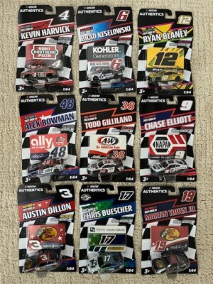 Nascar Authentics 2023 Wave 1 Nascar 1:64 Diecast  Full Set! 9 Cars
