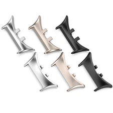 2pcs 20mm Steel Head Grain Raw Ear Watch Strap Connector Adapter for Vivo Watch5