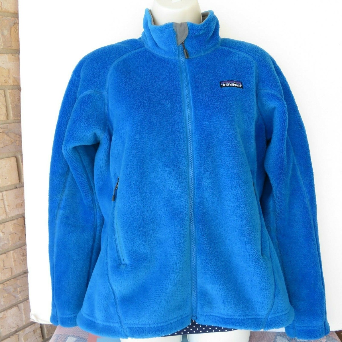 Patagonia R Fleece Jacket Polartec Windbloc Wo's Size M Full- Zip Very  Good