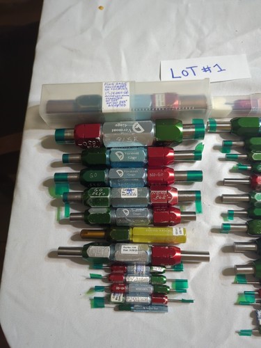 Mixed Lot Of 30 Vermont Go NoGo Pin Gages Many Special Gages (B16) - Picture 2 of 13