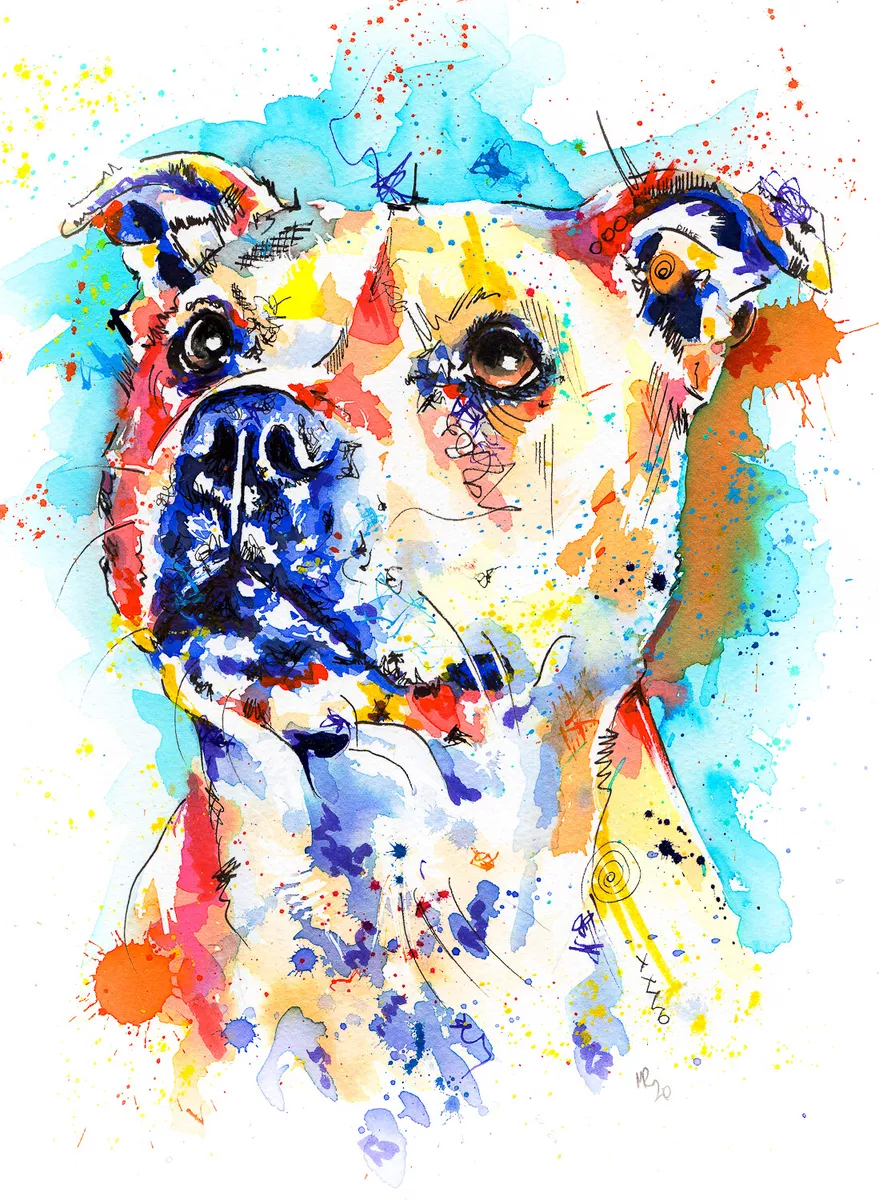 Staffy painting 2025