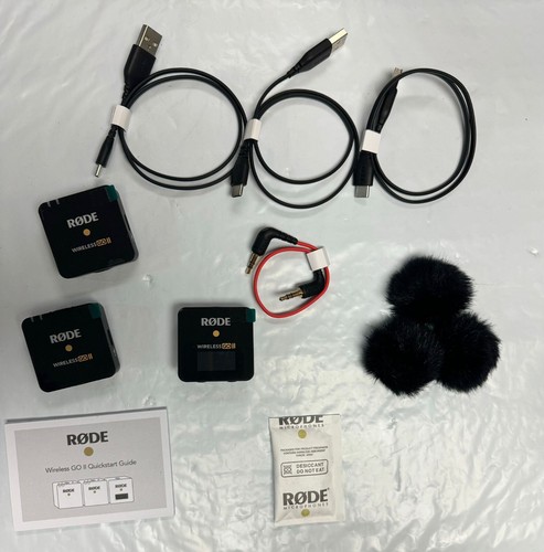 Rode Wireless Go II Dual-Channel Wireless Microphone System Black - Scratches - Picture 3 of 3