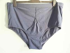 Vintage Y2K Mens Briefs Espianage Underpants Unused Navy Blue Pants Y Fronts 4XL
