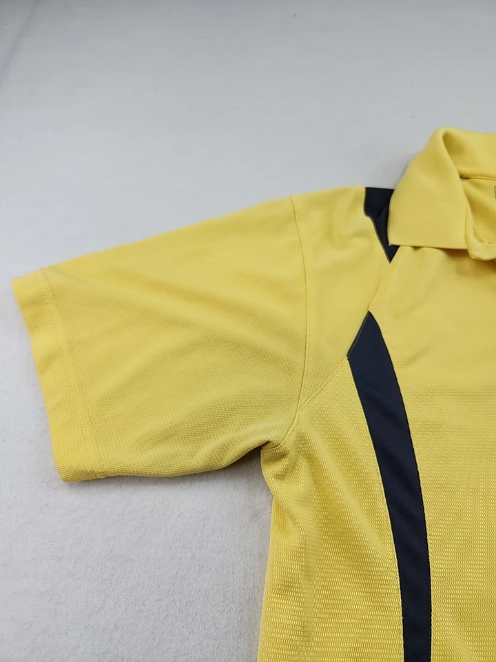 Polo de golf PGA Tour para hombre grande amarillo ligero poliéster activo Foto 3 de 4