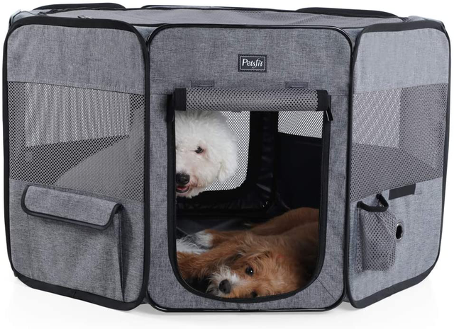 pop up dog crate