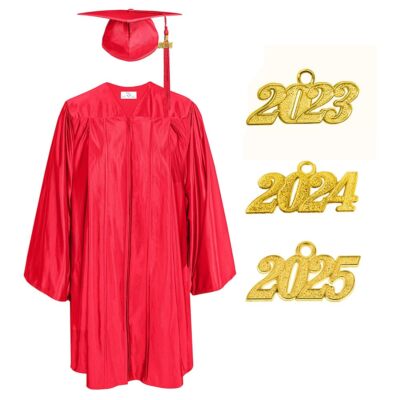 Preschool and Kindergarten Graduation Cap and Gown with Tassel 2024 2023 2025...