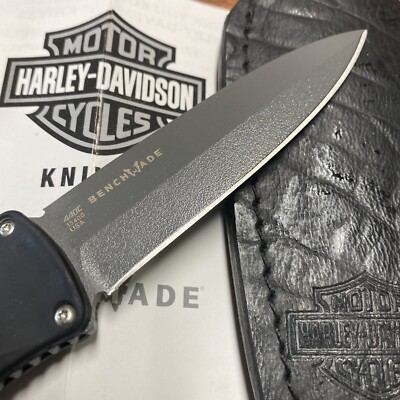 Harley Davidson Benchmade USA Night Shift Fixed Blade Boot Knife W