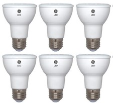 6 bulbs GE LED PAR20 Warm White Dimmable Indoor Spotlight, 50-Watt