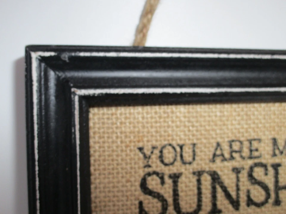 Wall Hanging Sign You are My Sunshine My Only Sunshine 11.5"x9.5" - Image 4 of 4