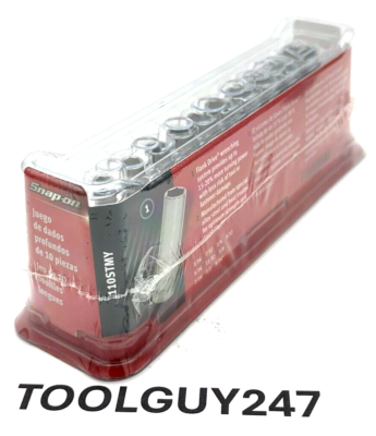 #ad #ad SNAP ON 110STMY 1 4quot; Drive SAE Deep 6 Point Chrome Socket Set NEW USA TOOLS $289.95