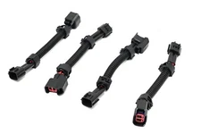 EV6/USCAR Fuel Injector to Nissan Engine Harness Adapters 6" - Set of 4