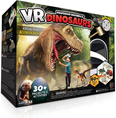 Professor Maxwell'S VR Dinosaurs - Virtual Reality Kids Science Kit, Book and In