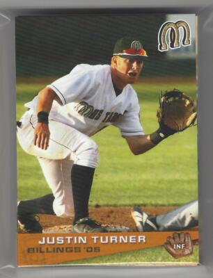 2006 BILLINGS MUSTANGS TEAM SET COMPLETE W/ JUSTIN TURNER RC  new