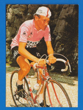 CYCLISME carte cycliste MICHEL POLLENTIER Maillot rose  Edit coups de pédales
