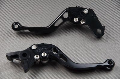 Paar Hebel Hebel Kurzhebel Short Full Black Gold Kawasaki Z900 2017