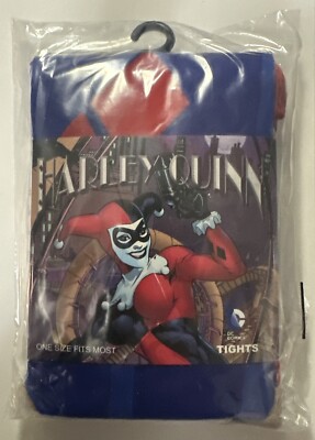 Harley Quinn DC Comics Tights One Size Fits Most Knee High New Licensed Batman