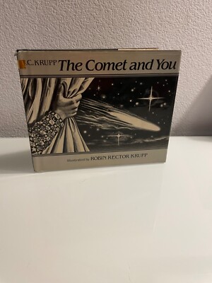 The Comet and You by E.C. Krupp 1985  HC/DJ Illust. Robin Krupp MacMillan