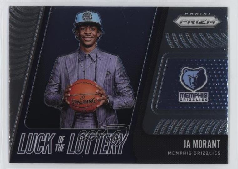 2019-20 Panini Prizm Luck of the Lottery Ja Morant #2 Rookie RC 1yj