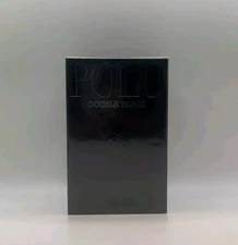 Ralph Lauren Polo Double Black 4.2oz Men Eau De Toilette Spray Brand New Sealed