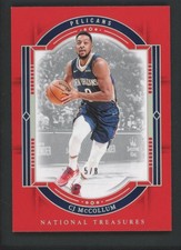 2023-24 CJ MCCOLLUM 5/8 PANINI NATIONAL TREASURES
