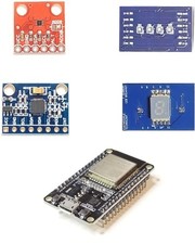 ESP32-WROOM-32S DJ Snack Pack Development Board, Temperature , 4 RGB, Gyro , ...