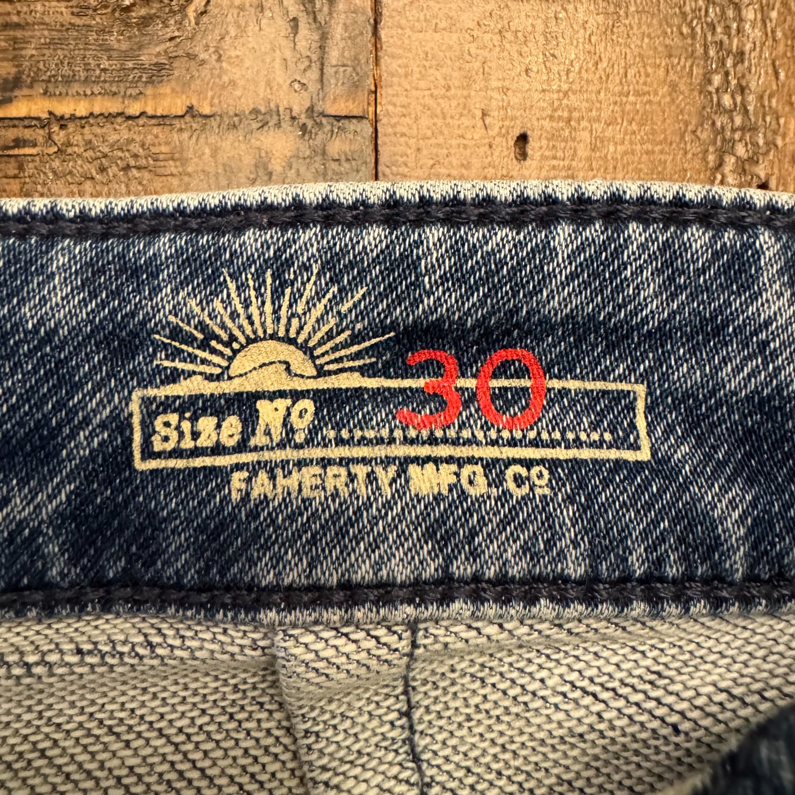 Faherty Stretch Terry Patch Pocket Flare Pant Sli… - image 8