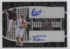 2022 Leaf Metal Dual Black Prismatic 3/5 Prelander Berroa Vaun Brown Auto 10t9