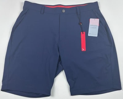 Redvanly Hanover 9 Golf Shorts Mens L Navy Blue Stretch Performance Golf NWT - Image 1 of 4