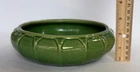 Early Nelson Mccoy Gloss Round Green Low Bowl Bulb Planter Mission Style