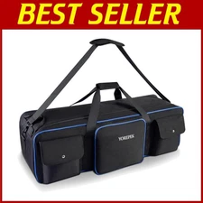 Versatile Photographic Gear Bag with Removable Dividers & Comfortable Carrying
