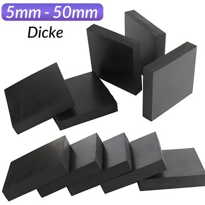 Gummiplatte Gummimatte Gummiunterlage Gummiblock Gummipad Gummi 5 10mm bis 200mm