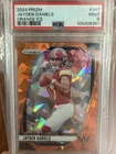 Panini Prizm 2024 Jayden Daniels Orange Ice Prizm RC #347 PSA 9 Commanders