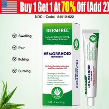 DERMFREE Hemorrhoids Remove Ointment Herbal Formula For Piles Soothes Itching
