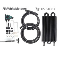 Black For 2016 Honda Civic 1.5t Cvt Etl Coupe Transmission Oil Cooler Kit New
