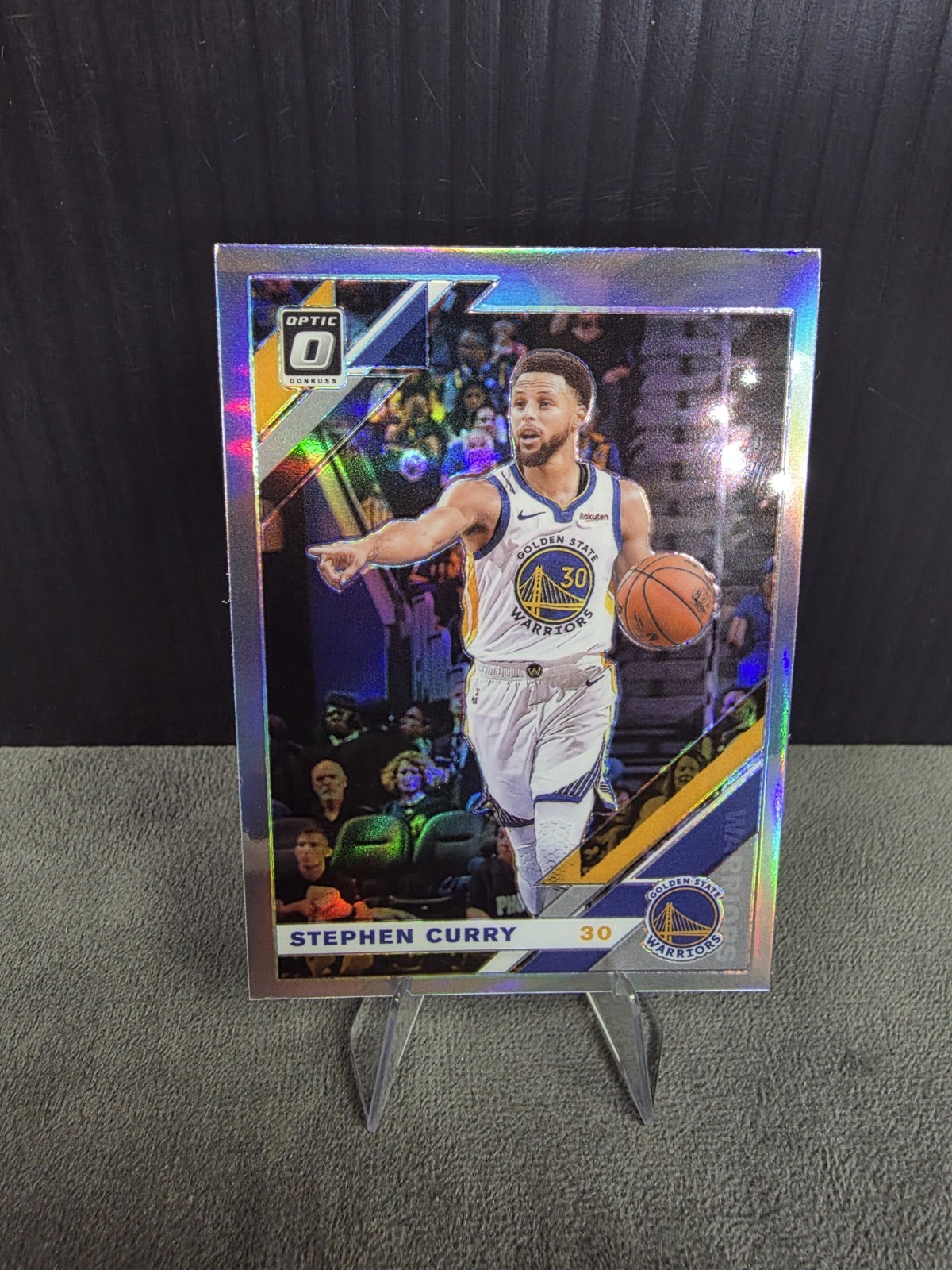 2019-20 Panini Donruss Optic Silver Prizm Stephen Curry #8 B-4