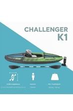 1 × Intex Challenger K1 Kajak Set ( 2 Stück zusammen 130€)