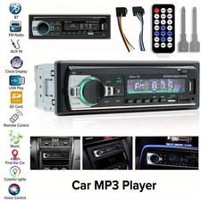 Single 1 Din Car Radio Stereo Audio DVD CD MP3 USB/AUX/SD/FM Player Bluetooth