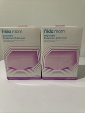 Frida Mom Disposable Postpartum Underwear 8 Boyshort Briefs X2 Boxes Petite Size