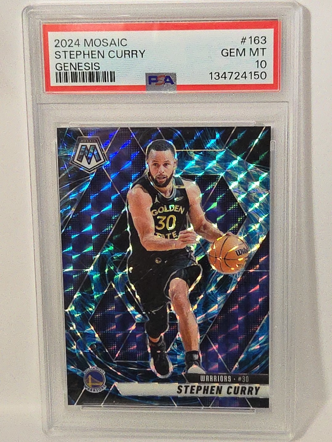 Stephen Curry 2024 Mosaic #163 Genesis /(SSP) Price Guide - Sports