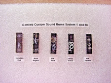 Gottlieb Pinball System 1 & 80 Sound Roms, Choose From List Below. Safe Ship!