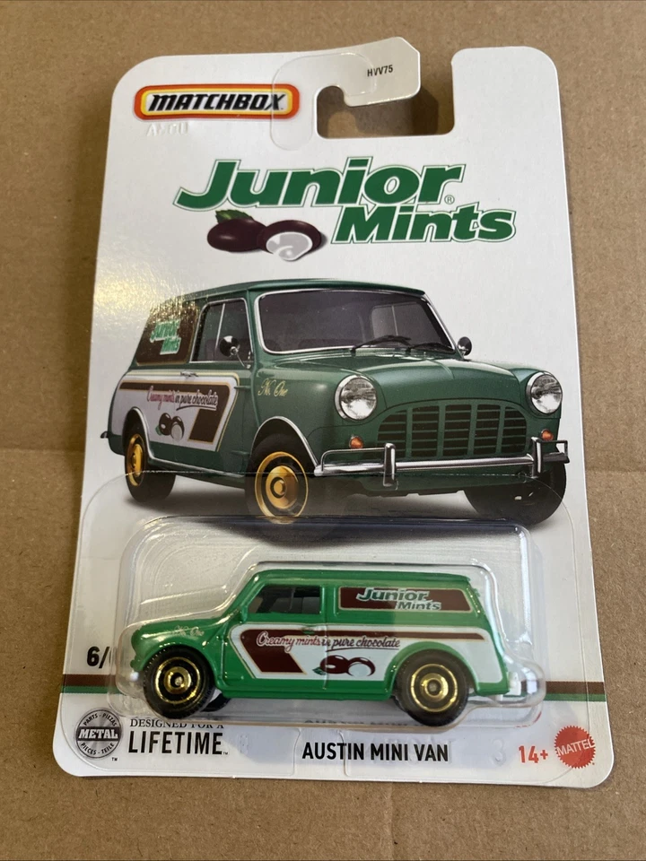 Matchbox 1/64 Candy Séries Mix 1 - AUSTIN MINI VAN - Photo 1/2