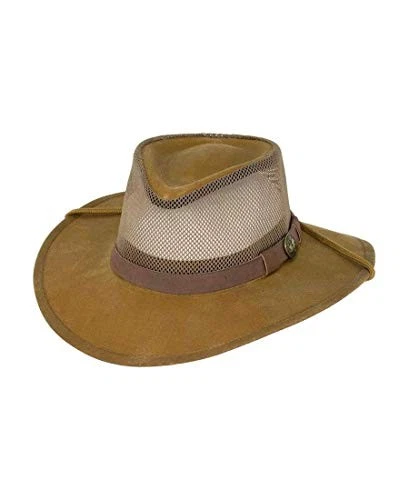 Outback Trading Company Men's1472 Kodiak Mesh Oilskin Cotton Hat